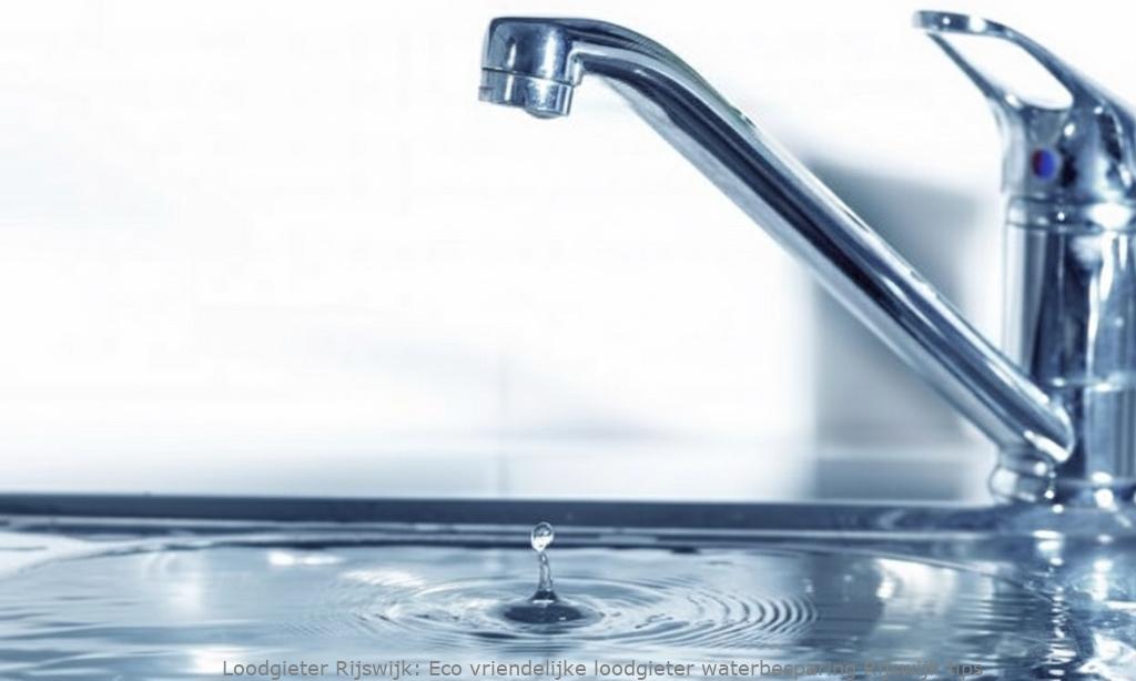 Eco Vriendelijke Loodgieter Waterbesparing Rijswijk